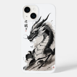 Funda Para iPhone 14 De Case-Mate Arte Dragónico Chino | Ilustracion mítico de besti