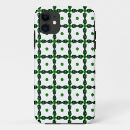 Funda Para iPhone 11 Arte Esmeralda Gemstone, verde