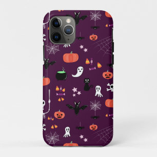Funda Para iPhone 11 Pro Arte espeluznante y lindo de Halloween
