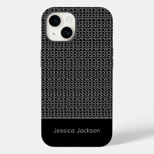 Funda Para iPhone 14 De Case-Mate Arte étnico africano, patrón negro y blanco