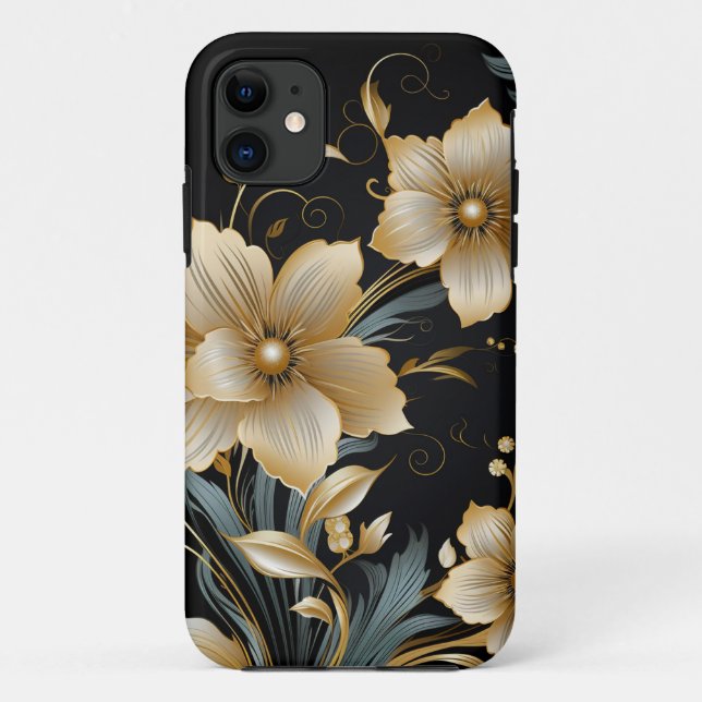 FUNDA DE Case-Mate PARA iPhone ARTE FLORAL #2 (Reverso)