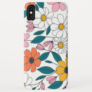 Funda Para iPhone XS Max arte floral colorido