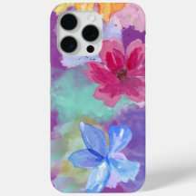 Arte floral colorido  