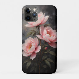 Funda Para iPhone 11 Pro Arte floral de peonía