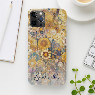 Funda Para iPhone 11 Pro Max Arte Floral Personalizado Estilo Modernista Antigu