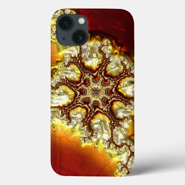 Funda De Case-Mate Para iPhone Arte fractal 34 (Reverso)