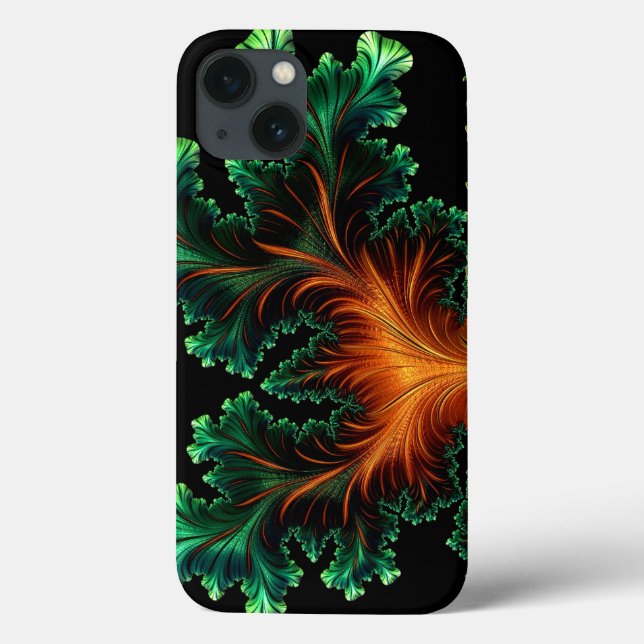 Funda De Case-Mate Para iPhone Arte fractal 51 (Reverso)