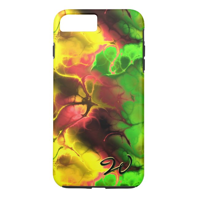 Funda De Case-Mate Para iPhone Arte fractal 59 (Reverso)