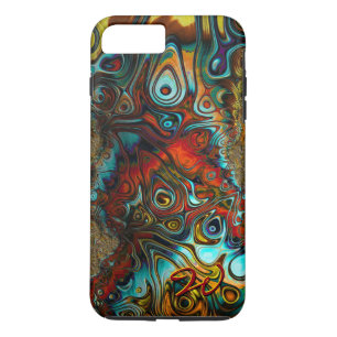 Funda Para iPhone 8 Plus/7 Plus Arte fractal 71