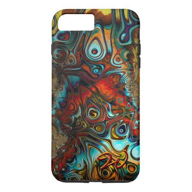 Funda De Case-Mate Para iPhone Arte fractal 71 (Reverso)
