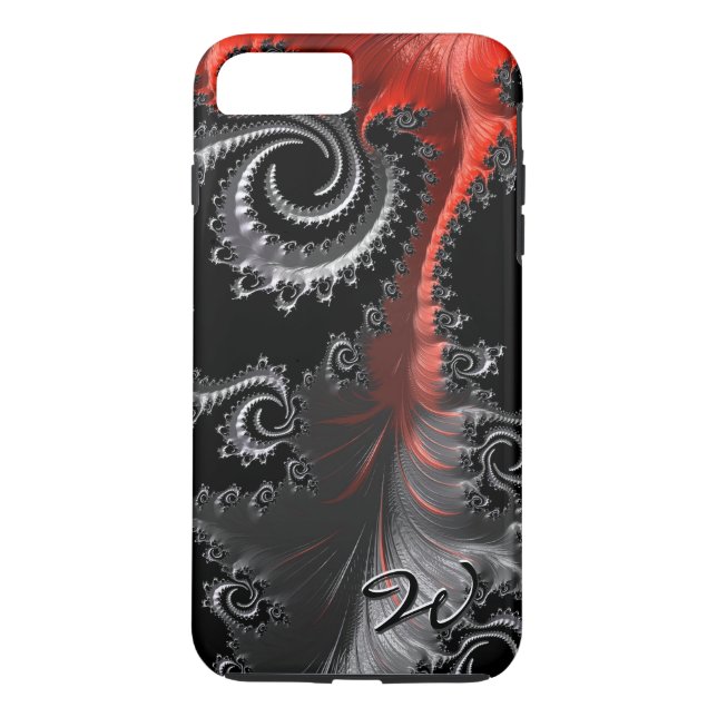 Funda De Case-Mate Para iPhone Arte fractal 72 (Reverso)
