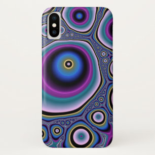 Funda Para iPhone X Arte fractal colorido