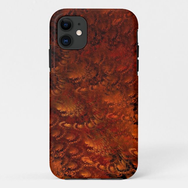 Funda De Case-Mate Para iPhone Arte fractal digital (Reverso)