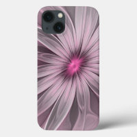 Arte fractal floral de ciruela abstracto flor fant