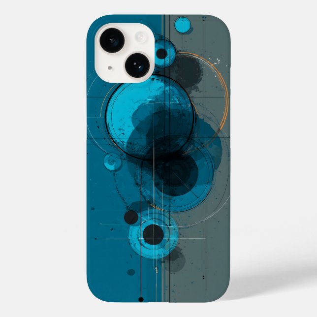 Funda De Case-Mate Para iPhone Arte geométrico abstracto (Reverso )
