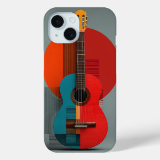 Funda Para iPhone 15 Arte geométrico abstracto