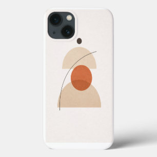 Funda Para iPhone 13 Arte geométrico minimal asimétrico – Abstracto mod