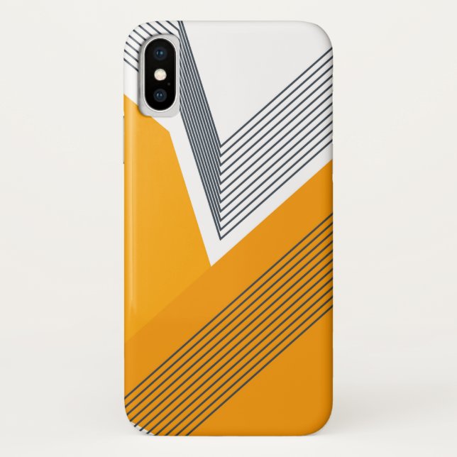 Funda De Case-Mate Para iPhone Arte geométrico moderno, fresco, de moda, urbano, (Reverso)