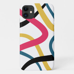 Funda Para iPhone 11 Arte gráfico colorido, caótico, audaz y vibrante