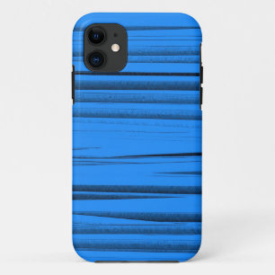 Funda Para iPhone 11 Arte gráfico de franjas azules