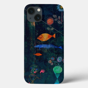Funda Para iPhone 13 Arte gráfico de pintura abstracta Magia de peces d