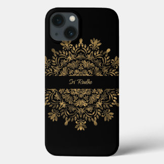Funda Para iPhone 13 Arte Hare Krishna - tipografía de Shree Radhe