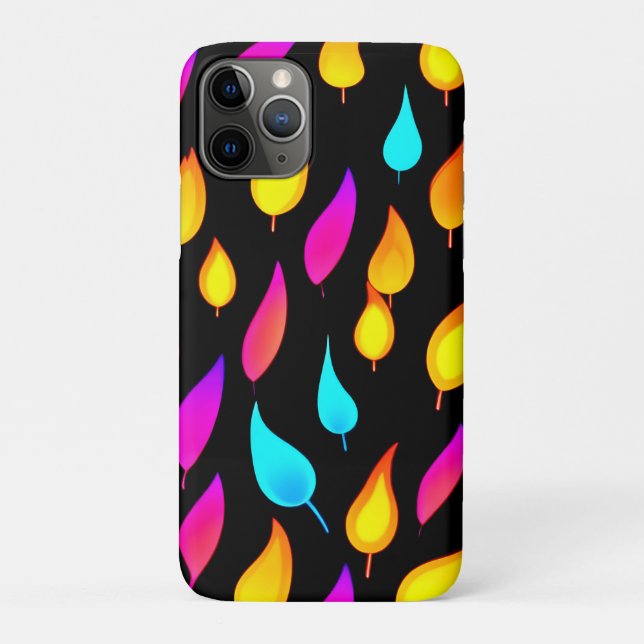 Funda De Case-Mate Para iPhone Arte llamativo abstracto (Reverso)