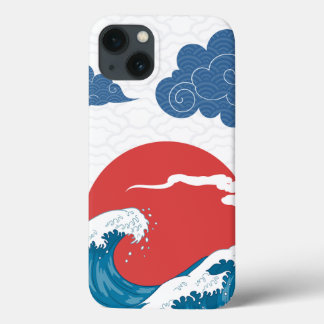 Funda Para iPhone 13 Arte mínimo japonés