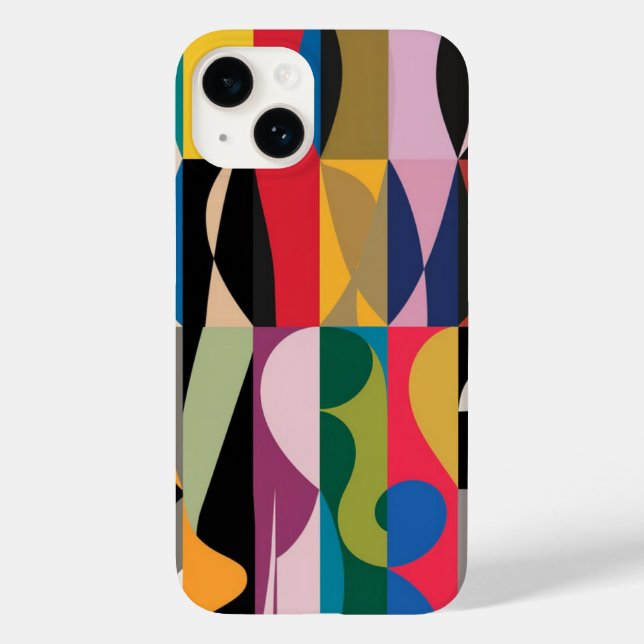 Funda De Case-Mate Para iPhone Arte moderno (Reverso )