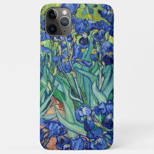 Funda Para iPhone 11 Pro Max Arte natural de las flores azules de Irises Vincen