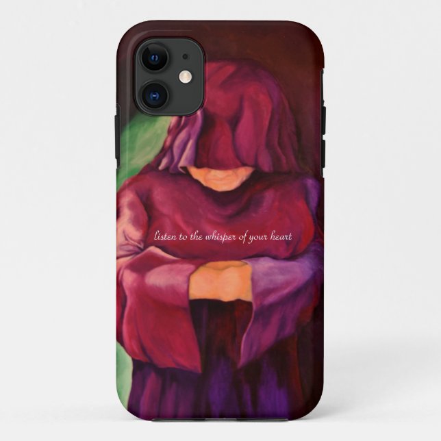 Funda De Case-Mate Para iPhone Arte Original - En silencio me quedo (Reverso)