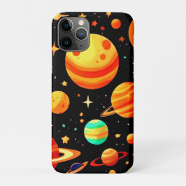 Funda Para iPhone 11 Pro Arte Personalizado cósmico con tonos cálidos