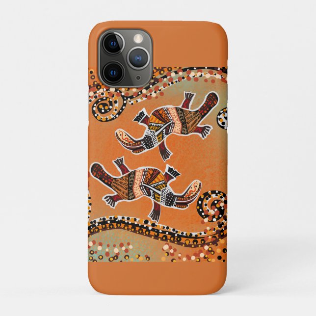 FUNDA DE Case-Mate PARA iPhone ARTE PLATAPUS (Reverso)