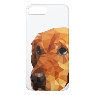 Funda Para iPhone 8 Plus/7 Plus Arte polivinílico bajo del golden retriever