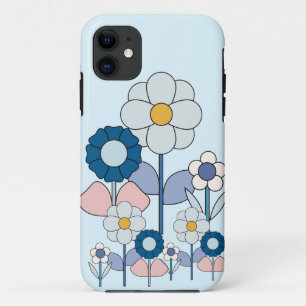 Funda Para iPhone 11 Arte pop básico flores pastel