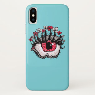 Funda Para iPhone X Arte psicodélico psico espeluznante del