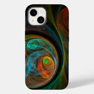 Funda Para iPhone 14 De Case-Mate Arte resumido azul de renacimiento