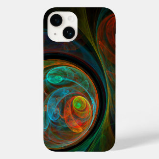 Funda Para iPhone 14 De Case-Mate Arte resumido azul de renacimiento