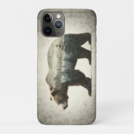 Funda Para iPhone 11 Pro Arte salvaje Grizzly Bear
