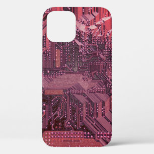 Funda Para iPhone 12 Arte tecnológico de placa de circuito cibernético