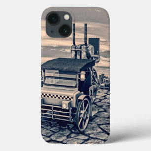 title_seo2 Arte urbano de taxi retro steampunk