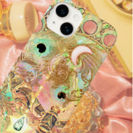 Funda Para iPhone 14 De Case-Mate Arte vintage bohemio único hippie pastel whimsica