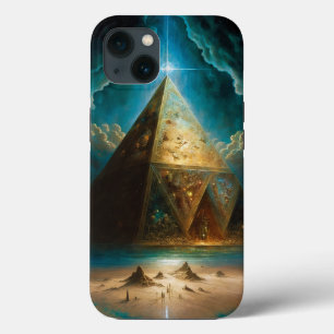 Funda Para iPhone 13 Arte visionario piramidal místico