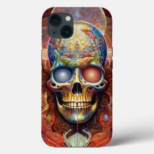 Funda Para iPhone 13 Arte Visionario Surrealista Colorido