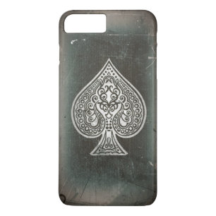 Funda Para iPhone 8 Plus/7 Plus As artístico retro del póker del Grunge fresco de
