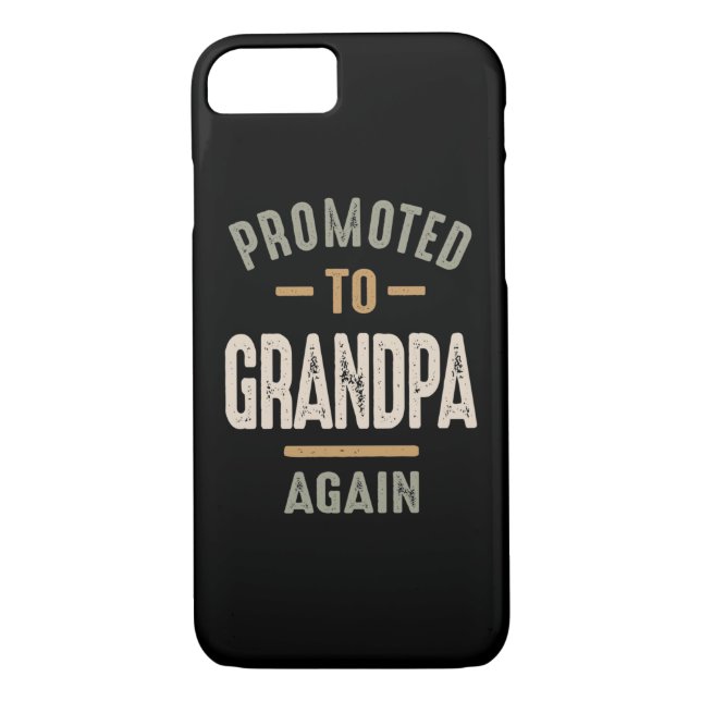 Funda De Case-Mate Para iPhone Ascendido al abuelo de nuevo - Padre y abuelo (Reverso)