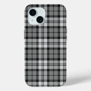 Funda Para iPhone 15 Ash Gray Blackwatch Campbell Tartan Plaid