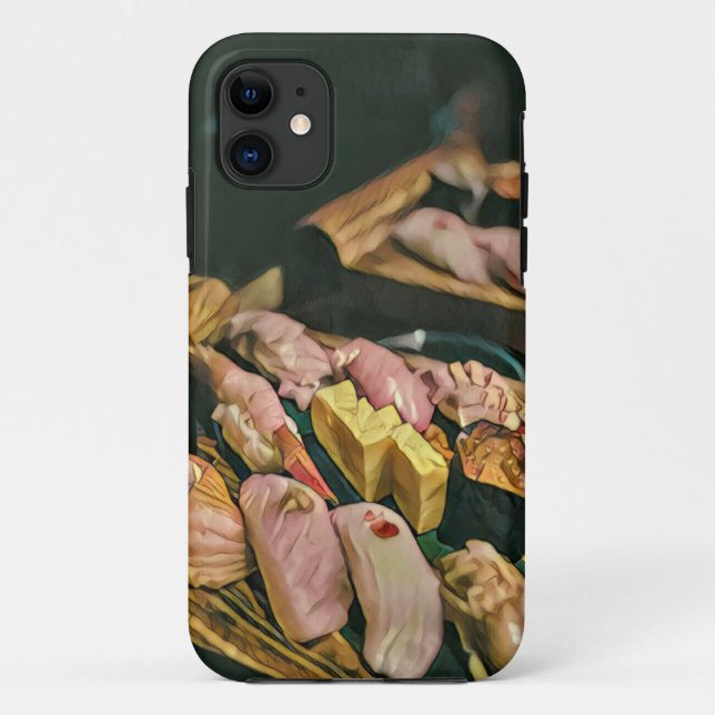 Funda De Case-Mate Para iPhone Asian food sushi lover (Reverso)