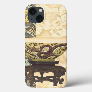 title_seo2 Asian Tapestry with Bowl and Dragon Design