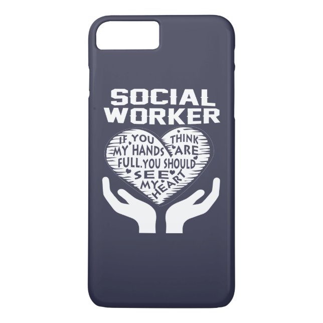 Funda De Case-Mate Para iPhone Asistente social (Reverso)